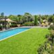 Jardin piscine bains de soleil Villa Capanaccia