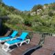 Terrasse bains de soleil environnement Villa Poggio D'Olmo